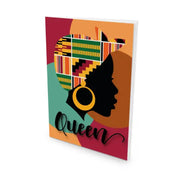 Queen's Journey: African-Themed A5 Lined Notebook Suprema Rose