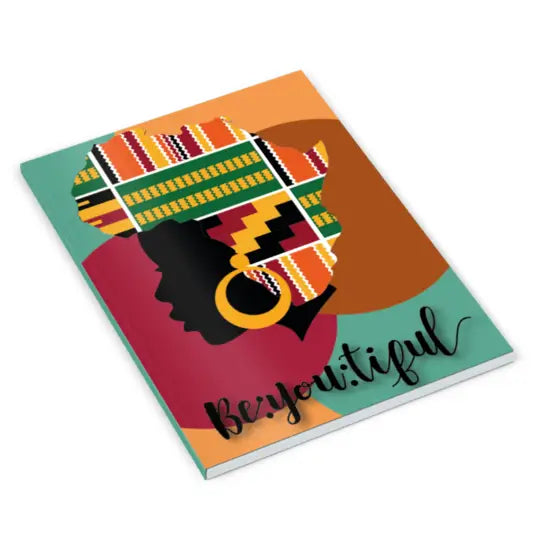 Be You Ti Ful: African-Inspired A5 Lined Notebook Suprema Rose