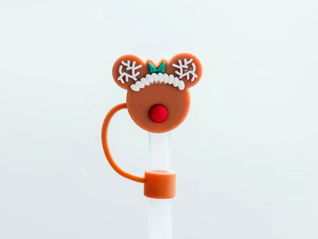Reindeer Christmas Stawtopper Suprema Rose