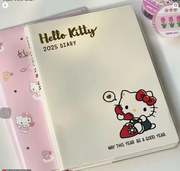 2025 Hello Kitty A5 Planner: Your Year, Your Way Suprema Rose