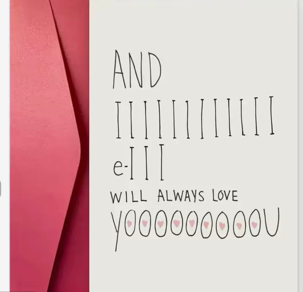 And III Will Always Love You – Timeless Friendship Card Suprema Rose