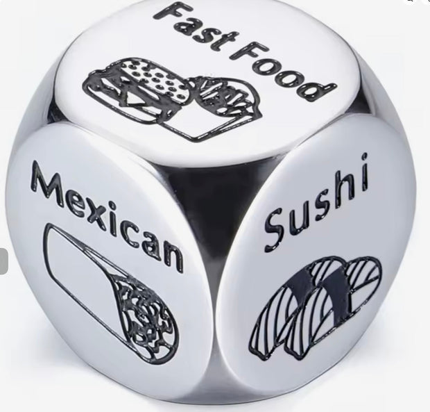 Stainless Steel Date Night Dice Set – Adult Entertainment for Endless Fun Suprema Rose