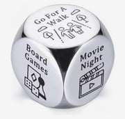 Stainless Steel Date Night Dice Set – Adult Entertainment for Endless Fun Suprema Rose