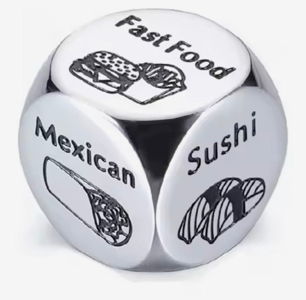 Stainless Steel Date Night Dice Set – Adult Entertainment for Endless Fun Suprema Rose