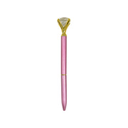 Dark Pink Diamond Topped Writing Pen Suprema Rose