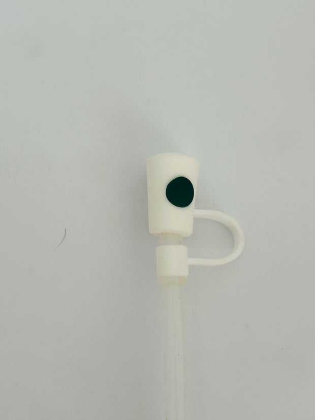 White and Green Starbucks inspired Strawtopper - Suprema Rose